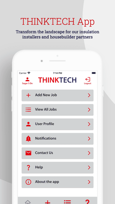 Thinktec installation record