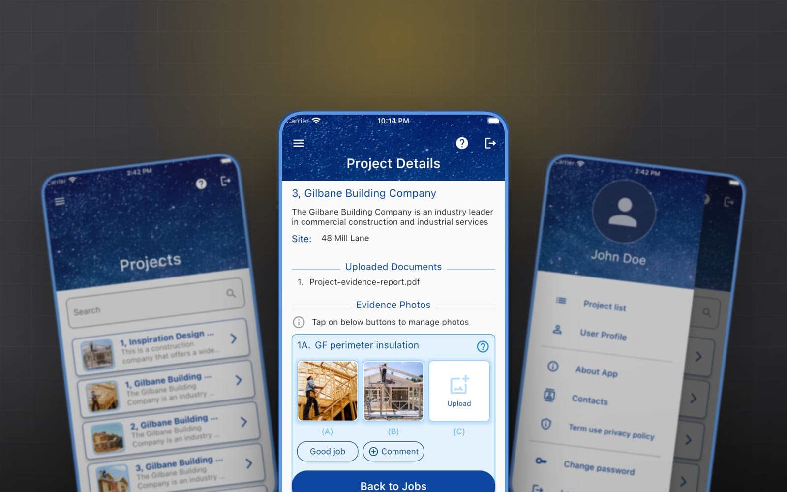 The Galaxy Technical Services app